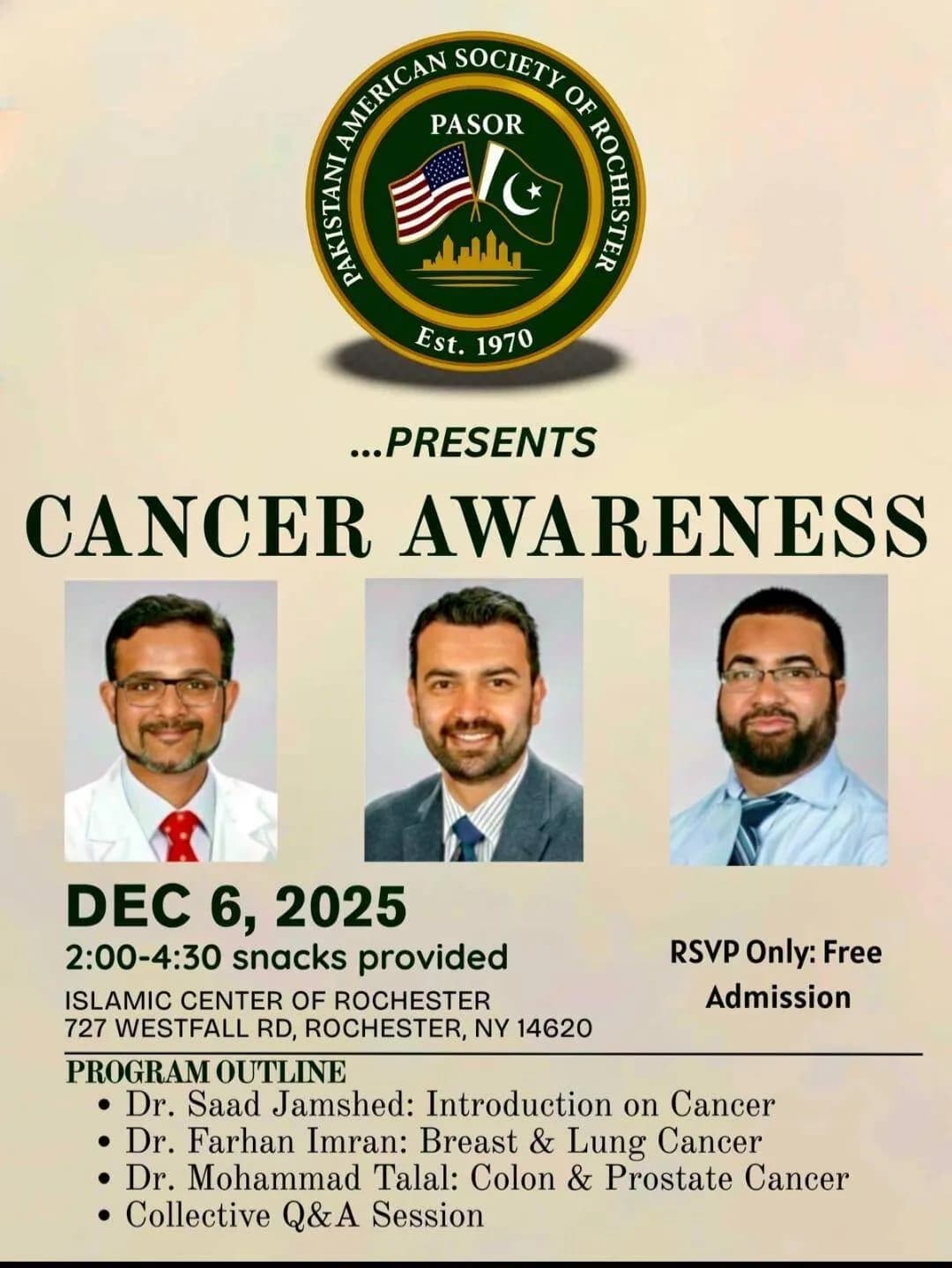 Introduction to Cancer, Breast & Lung Cancer, Colon & Prostate Cancer