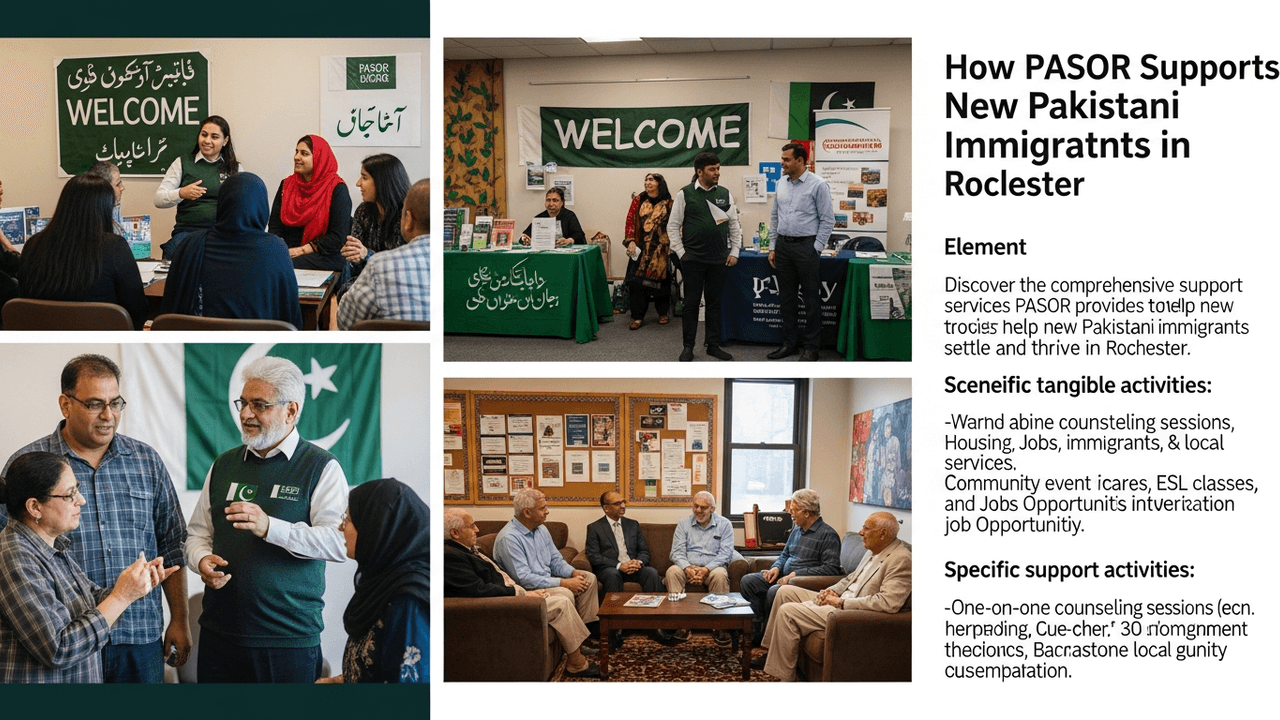 How PASOR Supports New Pakistani Immigrants in Rochester